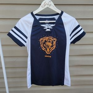 Majestic Bears Jersey / Chicago Bears merchandise shirt with rhinestones